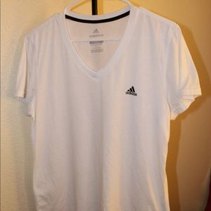 Adidas climalite v-neck t-shirt
